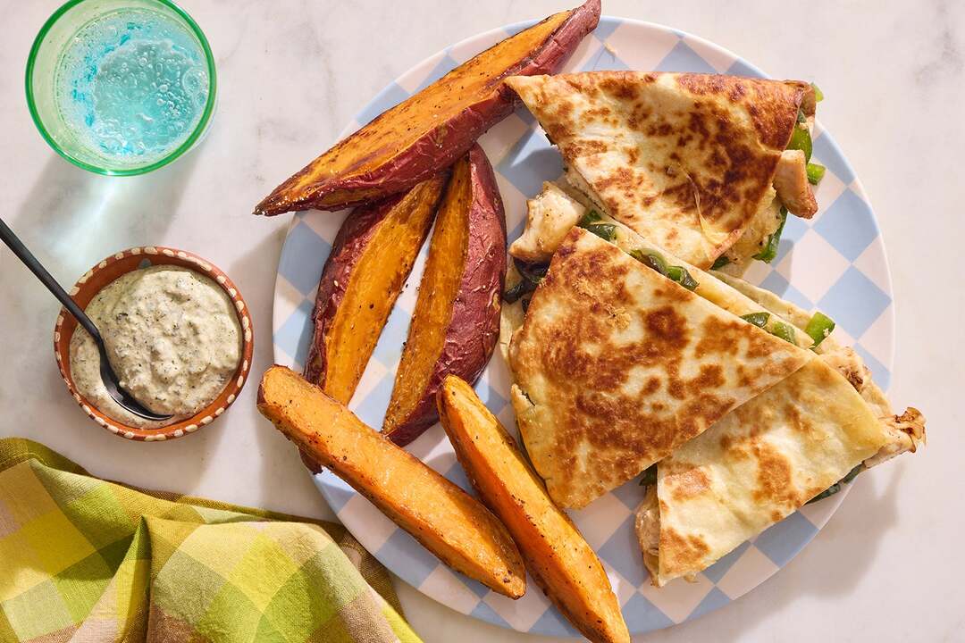 Chicken & Poblano Quesadillas