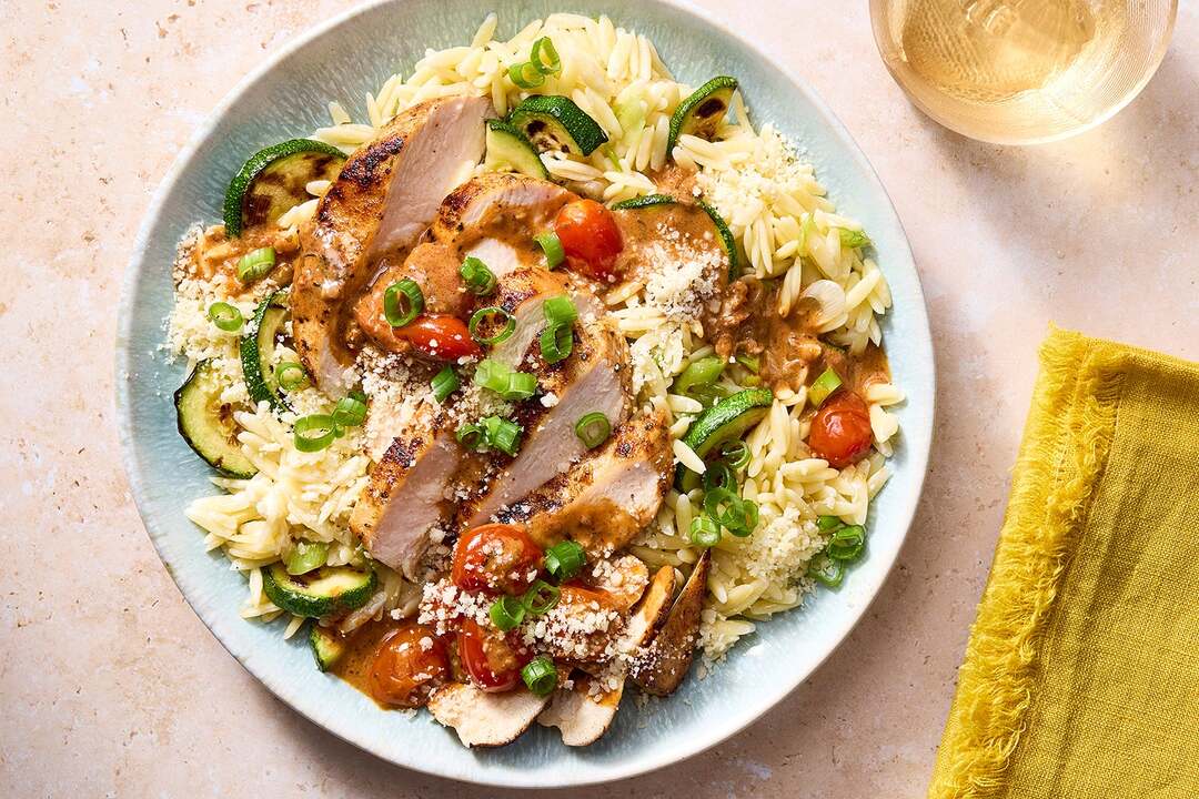 Seared Chicken & Fresh Tomato Pan Sauce