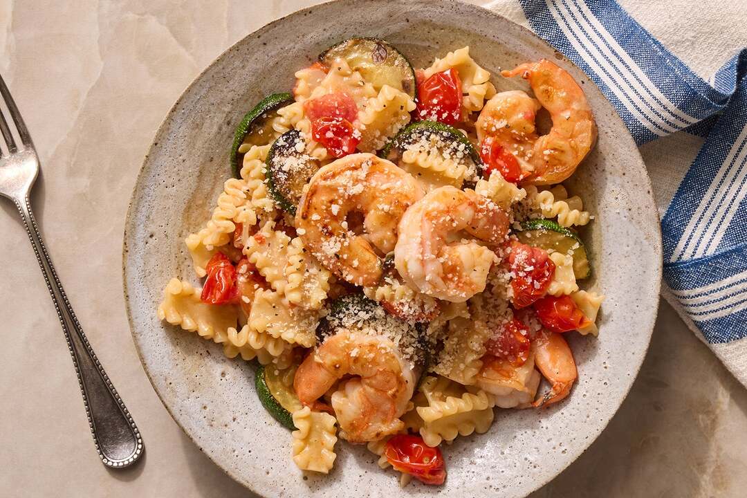 Shrimp & Mafalda Pasta