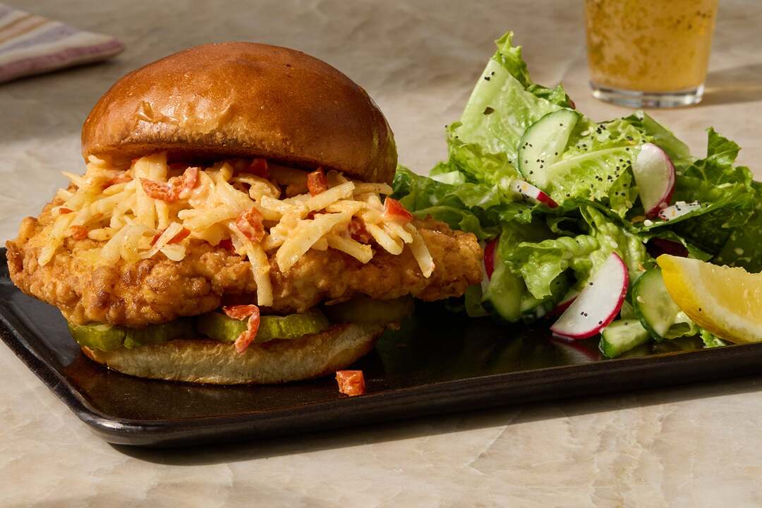 Crispy Chicken & Pimento Cheese Sandwich