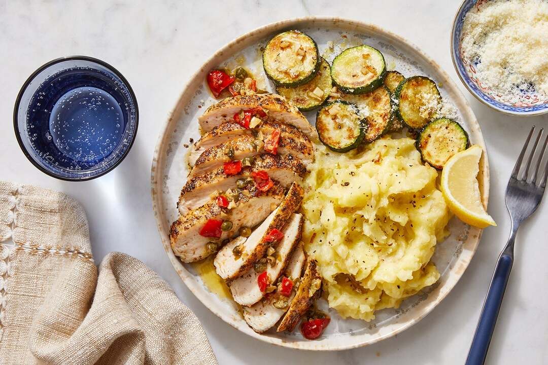 8/18 Italian Chicken & Pepper Pan Sauce