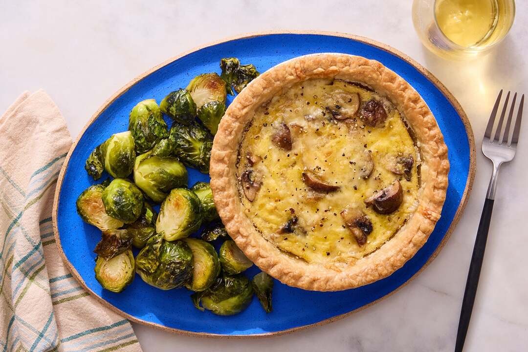 9/15_Smoked Gouda & Mushroom Quiche