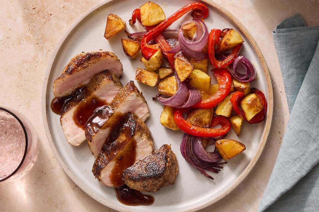 Pomegranate-Fig Pork Chops