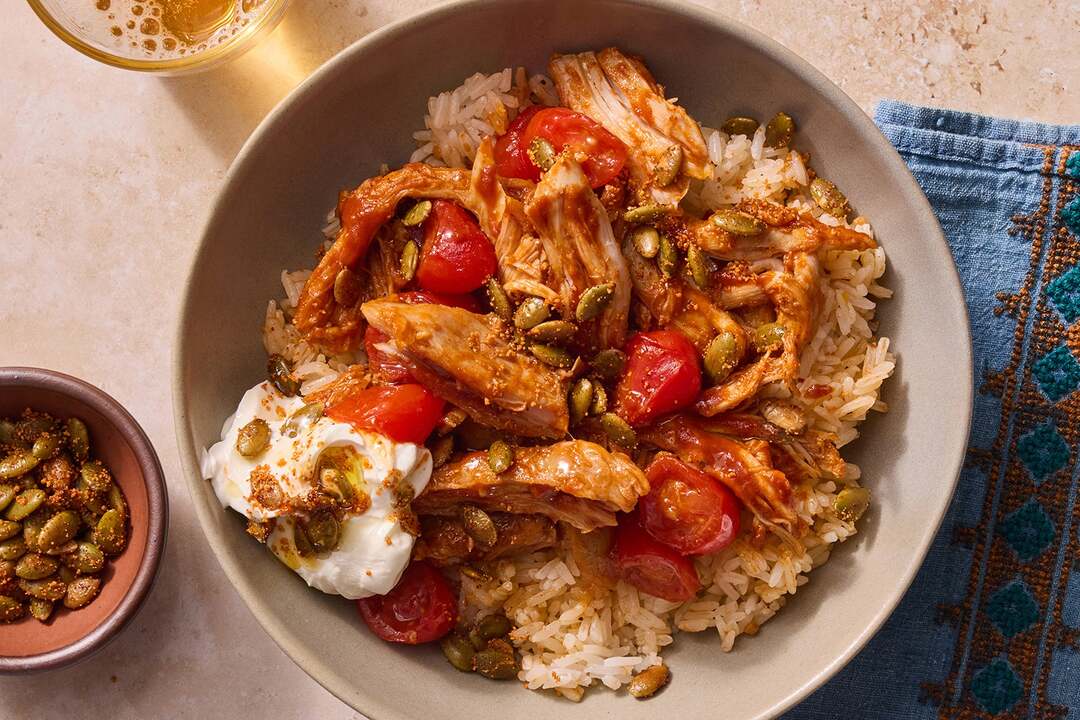 Guajillo Pulled Pork Bowls