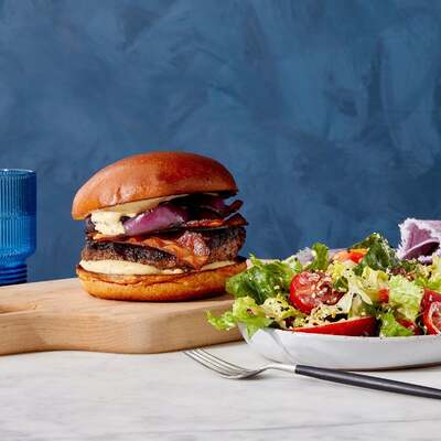 Bacon & Cheddar Cheese Curd Burgers