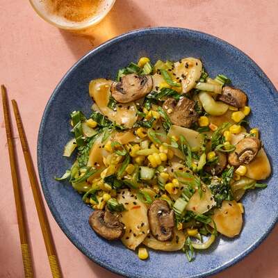 Sambal & Soy-Miso Rice Cakes