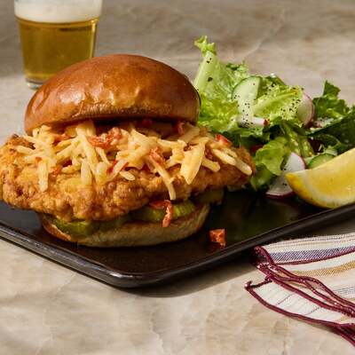 Crispy Chicken & Pimento Cheese Sandwich