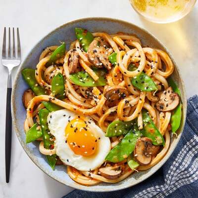 Peanut Udon Stir-Fry