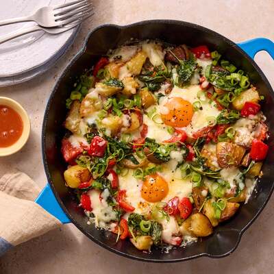 Potato Hash & Eggs