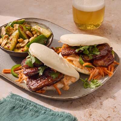 Bánh Mì-Style Pork Belly Bao Buns