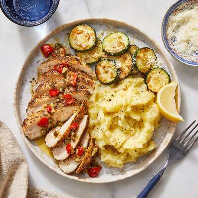 8/18 Italian Chicken & Pepper Pan Sauce