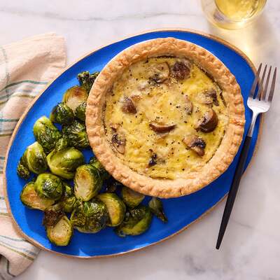 9/15_Smoked Gouda & Mushroom Quiche
